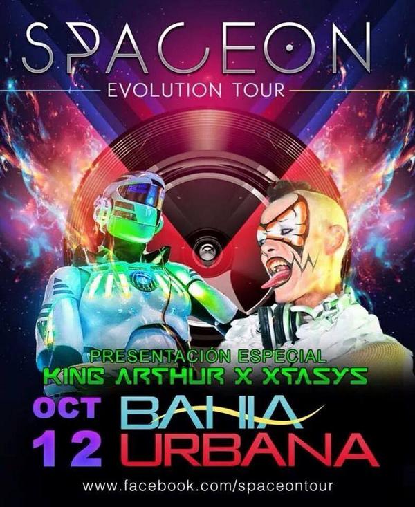 EDMPuertoRico's tweet photo. Quien quiere ver esta presentación especial de #Xtasys & @DVJKINGARTHUR!! #SpaceOn este 12 de octubre . $15 All Age!! http://t.co/f74AUL2AUW