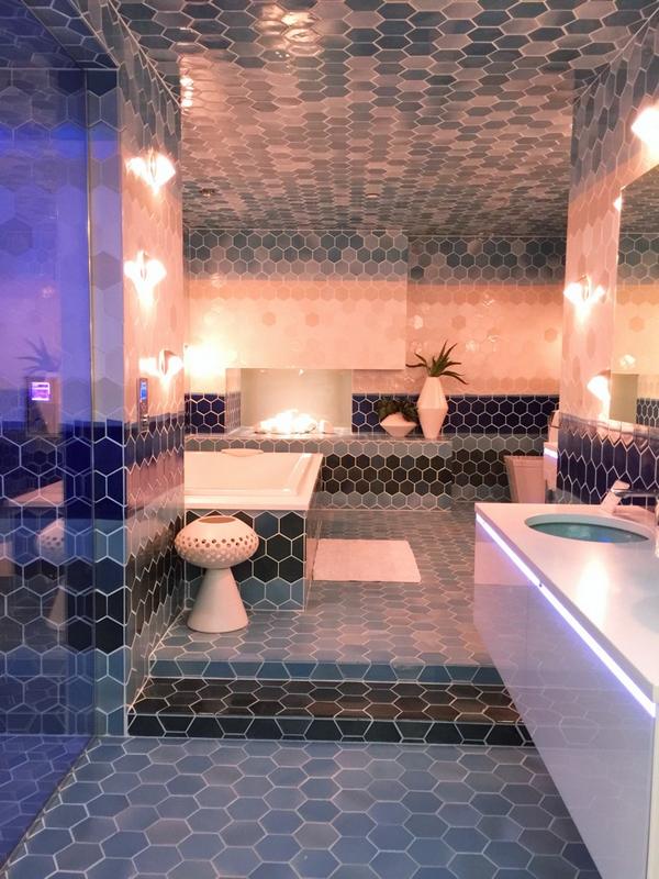 This Turkish inspired bath not only exudes luxury but also uses the latest &amp; most innovative <a href="/Kohler/">KOHLER</a> product.