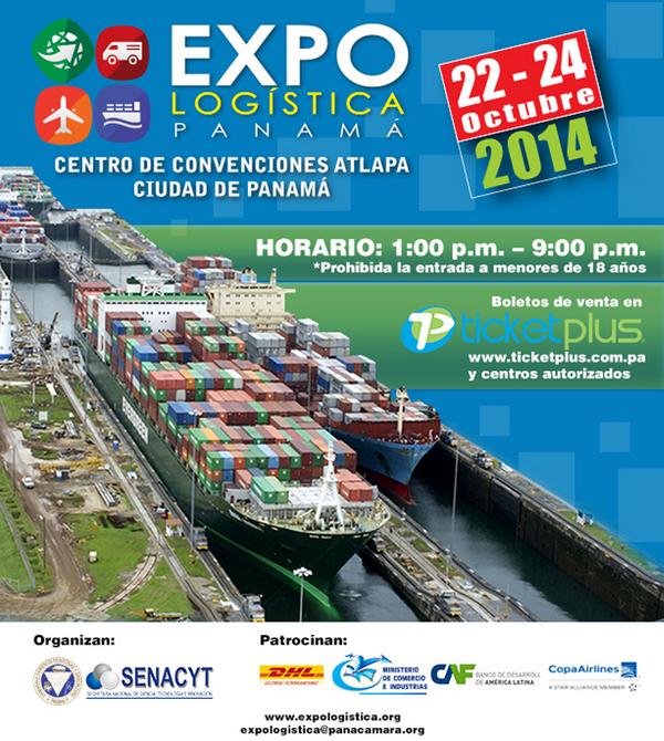 Expo Logística Panamá del 22 al 24 de octubre, boletos en ePago, Metro Plus y Supermercados Rey.