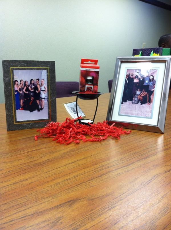 NsmhISU's tweet photo. We love our advisor Dawn!  Some little mementos to show her how much we care! #advisorappreciation http://t.co/T2HnCwBKAZ