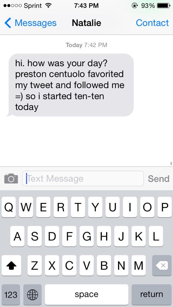 myi2513's tweet photo. I just got a text from one of my youth kiddos. Thanks for being an inspiration to us all @PCentuolo #ignitenj #fruit http://t.co/PvLt7rYlJi