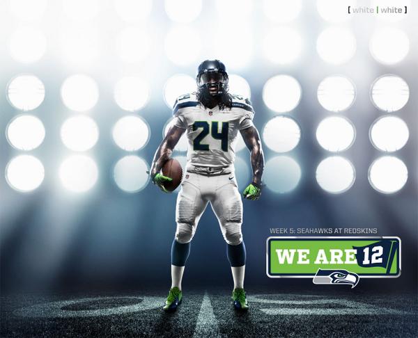 seahawks all white uniform