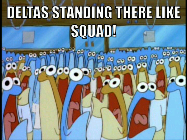 ASAXAVIERITE's tweet photo. Deltas outside the AKA meeting be like... http://t.co/mNBXxtuIHM