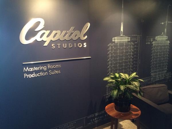 alxanders's tweet photo. Back at it today. Love the architectural drawings of the building on the wall. #stackofrecords #hollywood http://t.co/gqb23sU4tL