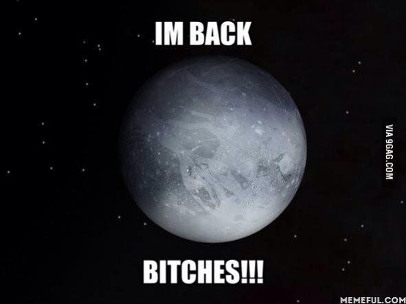 willaymerich's tweet image. Pluto getting declared a planet again! All things are possible! #Plutoisback #Pluto #NeverQuit