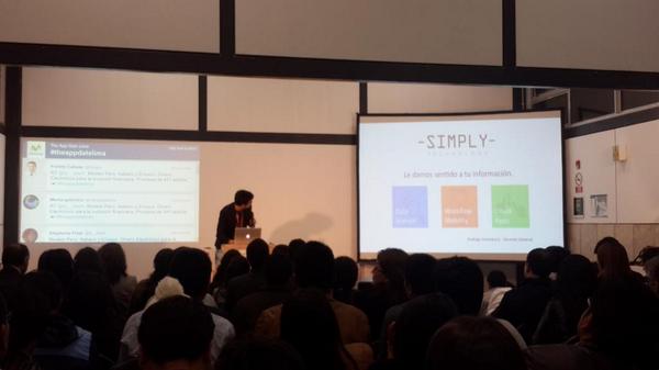 joinnus's tweet image. @rodaramburu en #TheAppDateLima #SimplyTechnology manejo rápido de #bigdata @WayraPe
