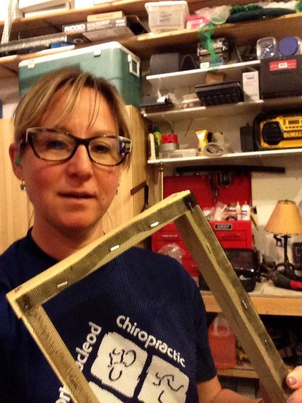 Teachawatt's tweet image. Making screens for making paper tomorrow! So excited! #lrsd68 #abed #gr4science