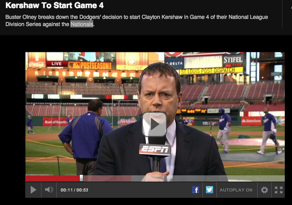 SportSpellCheck's tweet image. Pretty sure the Dodgers are playing the Nationals, but whatever you say @espn....
