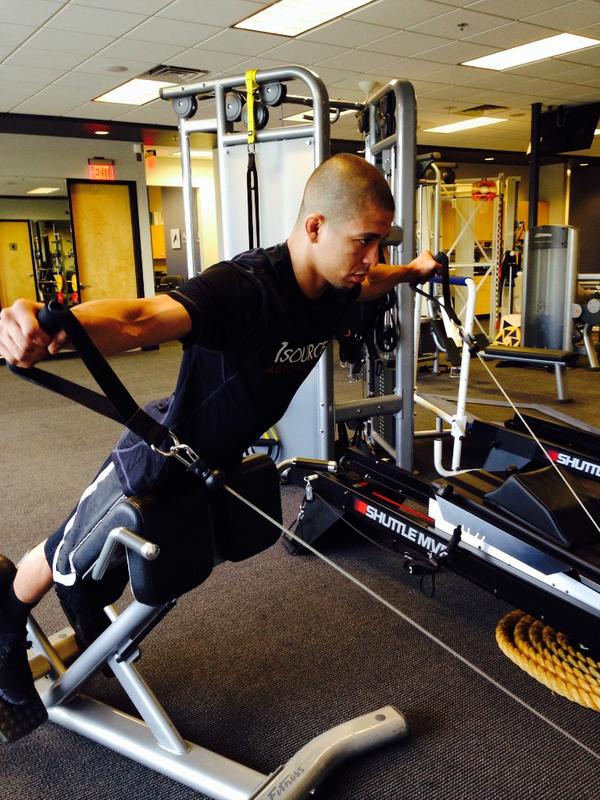 ArisTherapy's tweet image. John Moraga ( @chicanojohn ) getting back to @ArisTherapy to improve his #FunctionalStability and #Power
