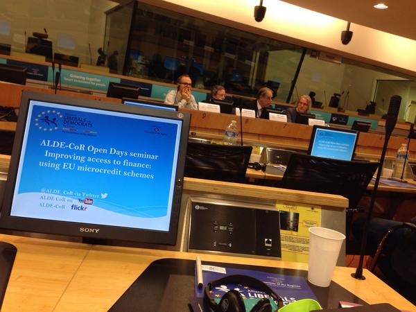 Seminarium om microkrediter under Open Days i Bryssel, @ALDE_CoR
#sharegävle
#EUOpenDays