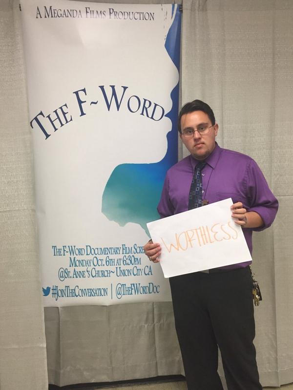 sirnono89's tweet photo. Love takes me away and shows me I am worth something. #thefworddoc @megandafilms http://t.co/GGcKdjpQS0