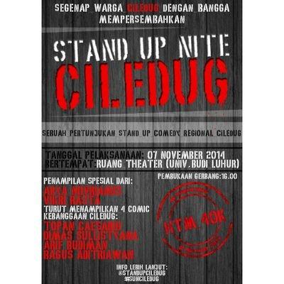 boringdong's tweet photo. temen mimin ada @BudyKopi @aditriawands ngisi acara #SUNciledug, buat beli tiket tanya ke @StandUpCiledug ya gais... http://t.co/VSeKAscSWw