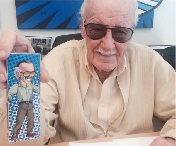 TheRealStanLee's tweet photo. Be a part of yr #Generalissimo's Stantacular Scavenger Hunt: http://t.co/CWR2bdadmD @sweetstorela #Stantacular http://t.co/P2dwhxF9M7