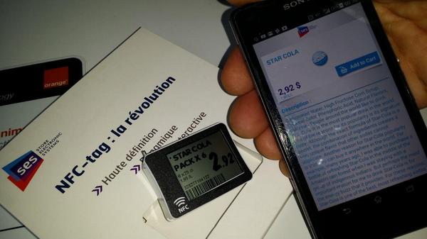 s_bagnuls's tweet photo. Découvrez à l' @OrangeBusiness Tour #Mulhouse l'étiquette #NFC pour scanner vos courses en hyper #OBT2014 @DamLegrand http://t.co/PisH61xNKo