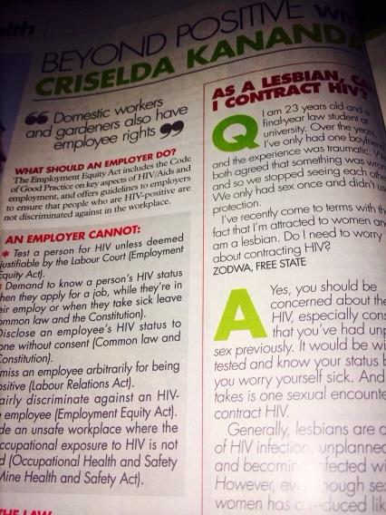 positivegp's tweet photo. In the midst of the dramatic beat of @drummagazine is a piece #BeyondPositive let's keep talking not dying! http://t.co/0jr6EzLONS