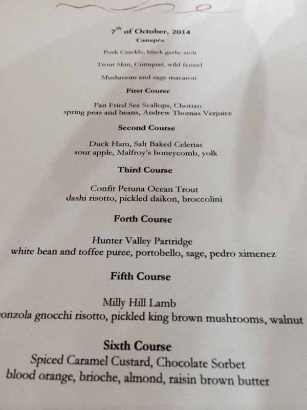 Our beautiful menu w' @Troy_Chef_Muse #bringiton thank you <a href="/hunter_culinary/">Hunter Culinary</a>