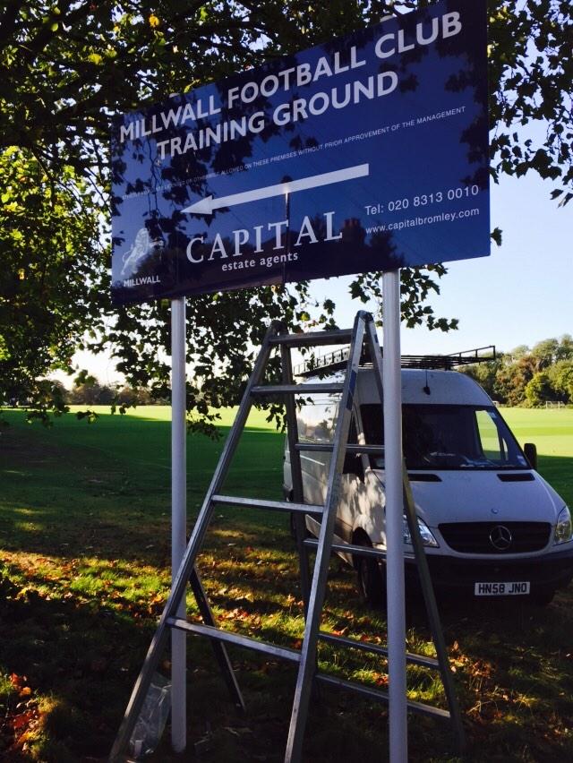 Bromley Signs on X: Millwall FC training ground sign installed