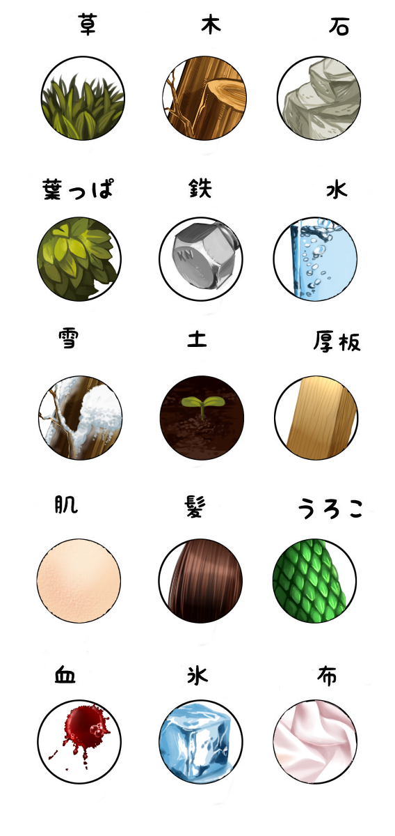 質感描き分けお題やってた 「肌んとこだけなんとかならんかったんか」って言われた ウン… 