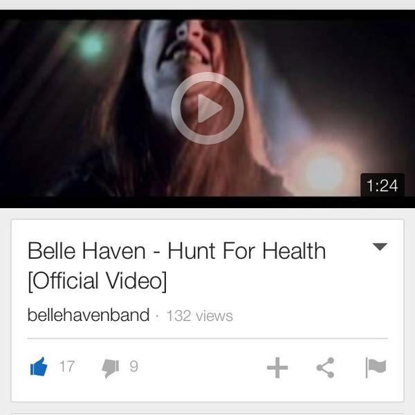 bellehavenband's tweet photo. Dropped a new music video for #HuntForHealth check it here: https://t.co/XDn8Xzsw80 http://t.co/CnEKsnyZ5n