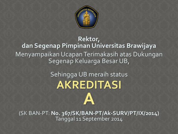 P17LEMUKUTAN's tweet photo. "@GaleriUB: SELAMAT: UB MENDAPATKAN "AKREDITASI A"
@InfoMalangRaya @infoUB @tuyul_UB @EM_UBOfficial @Maba_UBOfficial http://t.co/jRr3BT5YIN"