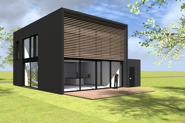 Delektronl's tweet image. Nieuw in opdracht van @HHardemanBV : #Lofthome te Almere. Naar ontwerp van @Blok_Kats_Veen .