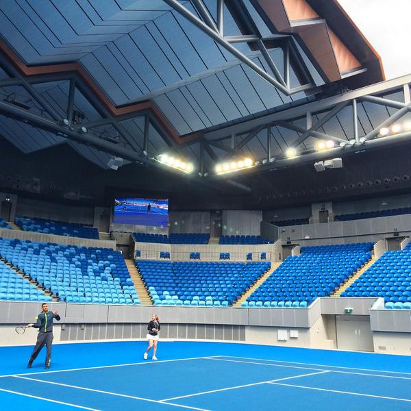 DevelopmentVic's tweet photo. That roof π #MajorProjectsVic #MargaretCourtArena #Melbourne http://t.co/Tjvf8JChsr