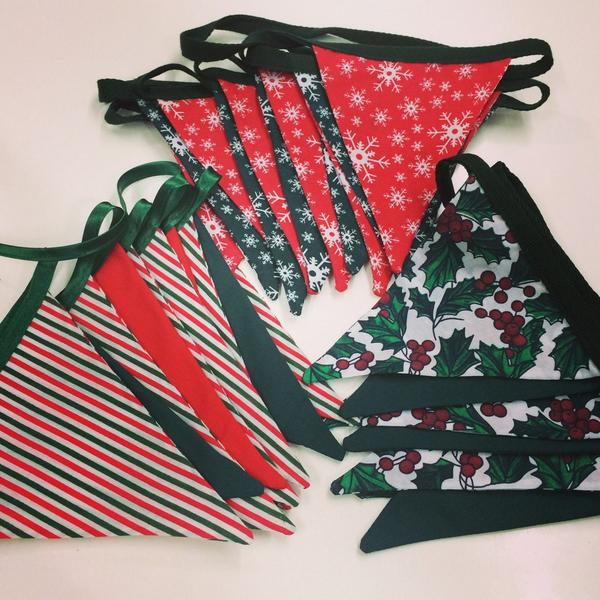 wrenandthistle's tweet photo. @HMNation christmas bunting coming soon.. #talentstuesday #handmadehour http://t.co/SMRWdCQtIn