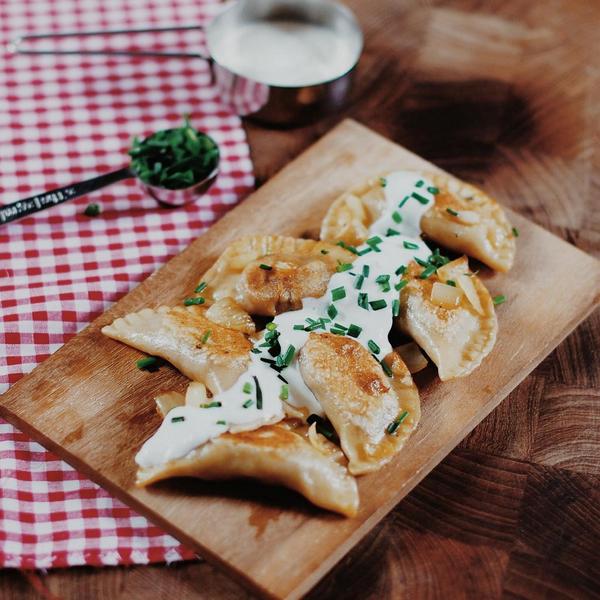 Tomorrow is #NationalPierogiDay... of course! Who's looking forward to these beauts at <a href="/Belgrave_Leeds/">𝖇𝖊𝖑𝖌𝖗𝖆𝖛𝖊 𝖒𝖚𝖘𝖎𝖈 𝖍𝖆𝖑𝖑</a> on Saturday?