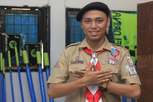 @SuratUntkmu Sandy Yudha Anggara 21th Tangerang, Banten #pramukaikutcastingonline