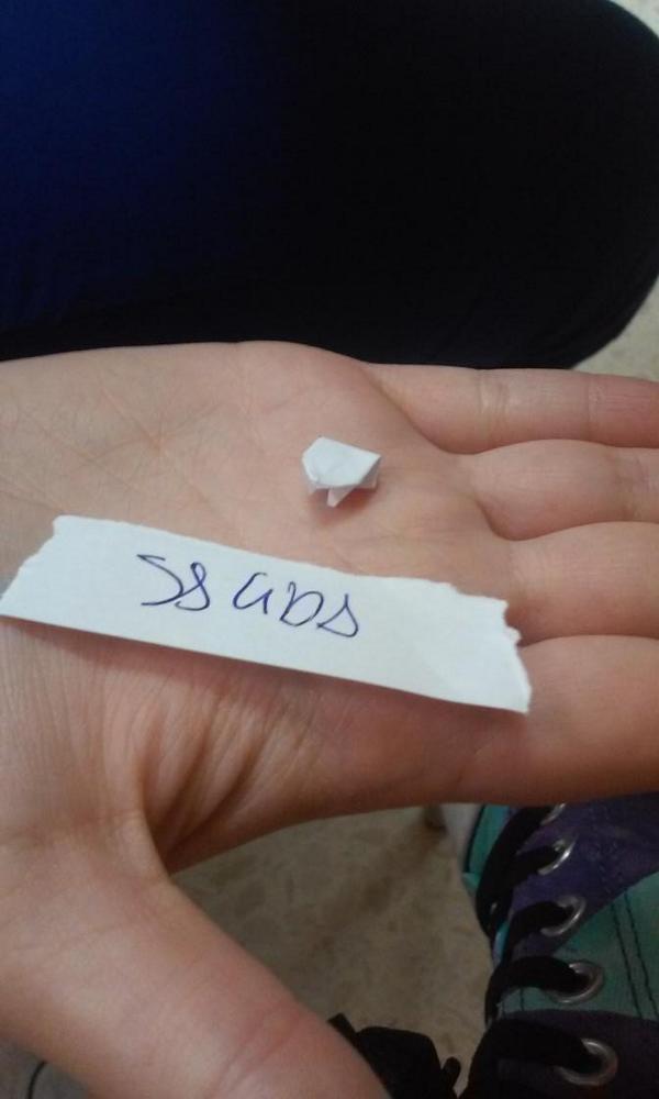 neuscastello's tweet photo. "@Patriciaspoiler: Clases prácticas de papiroflexia y futura maratón de ranitas contra @neuscastello http://t.co/QgnkrIFH1x" jajaja 3, 2, 1