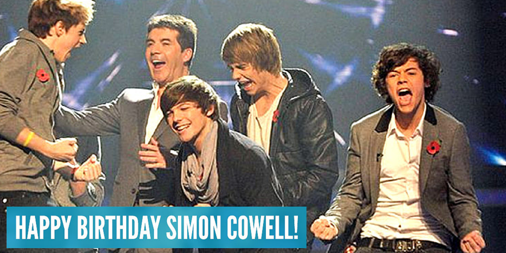 Happy Birthday Simon Cowell and thank you for the music! 