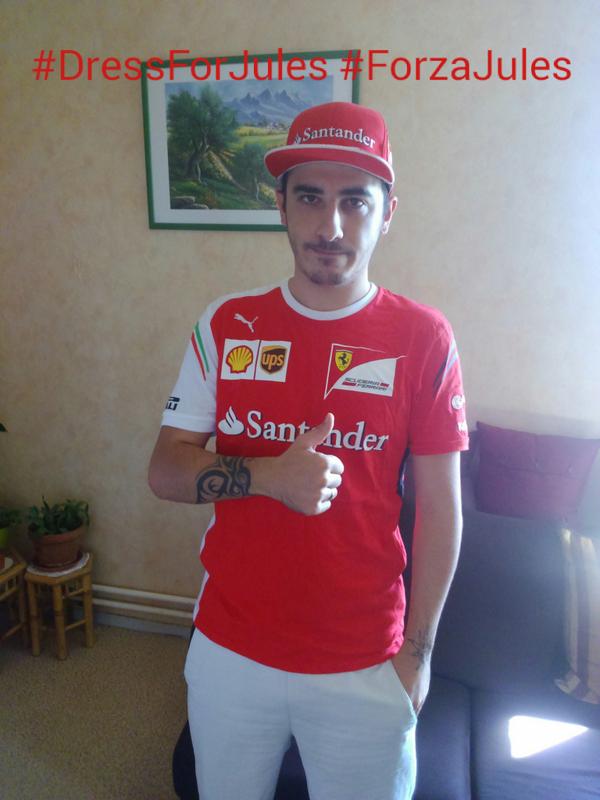 Jp_Iceman's tweet photo. #DressForJules
#ForzaJules
On est tous avec toi Champion. <3 http://t.co/pqKv4fUecq
