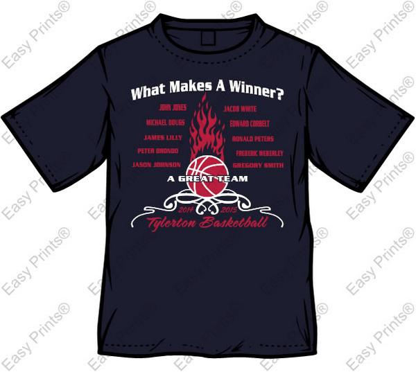 TransferExpress's tweet image. Do you prefer signature t-shirts or a list of #PlayerNames? Here is a list design using layout QMT-45

#EasyPrintTees