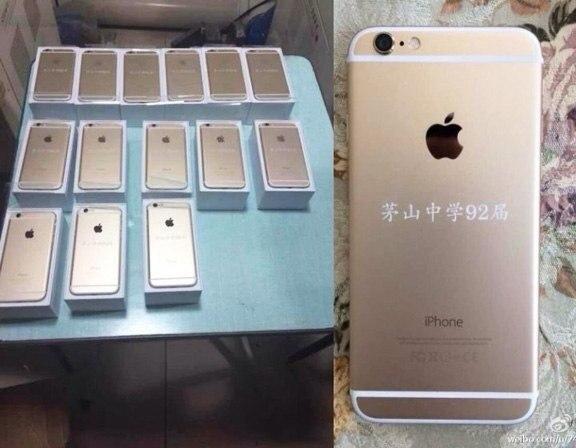 AppleJesus's tweet photo. В память о школьной дружбе китайский бизнесмен решил подарить своим одноклассникам по iPhone 6. http://t.co/ZThzwFhFXz