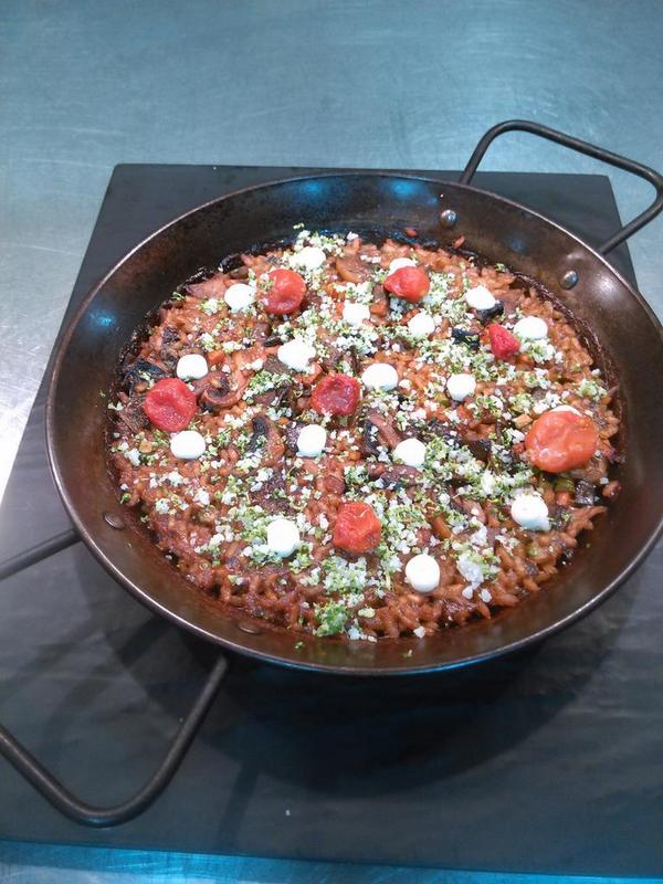 Arros de verdures per menu