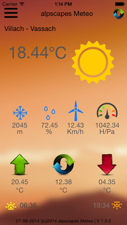 alpscapesmeteo's tweet photo. Unsere kommende iOS App.

#ios #apple #meteo #wetter #iphone http://t.co/SZx7o5Xc6m