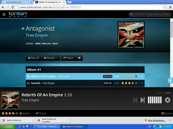 DeanSahaja's tweet photo. layan dulu. Antagonist Full Album by @TresEmpre #PostHardcoreTakeOver #Dreamers http://t.co/BemSgzXTeK