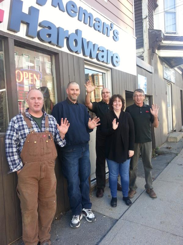 DykemanHardware's tweet photo. A big wave coming your way @973thewave from your friends @Dykemanhardware #waveatwork http://t.co/9ZkxfTcbeK