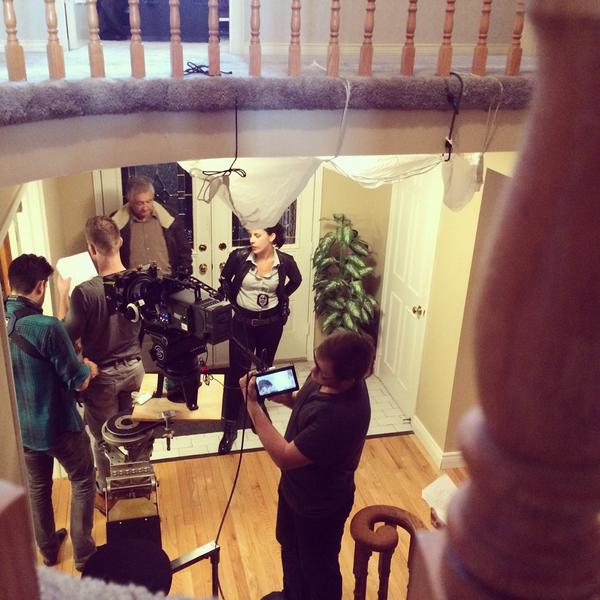 S7GoneTomorrow's tweet photo. Day 1 was a success! Day 2 lets get rolling! #thompson #riley #finn #gonetomorrowfilm #syndicatesevenfilms #toronto http://t.co/fjbVuqye5O
