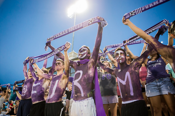 FurmanSoccer's tweet photo. Thanks #FurmanFamily for the support! BIG game for us tonight @ 7pm!  #FUAllTheTime #Furman #GoDins #LetsGetThis http://t.co/vc5ETH5V3N