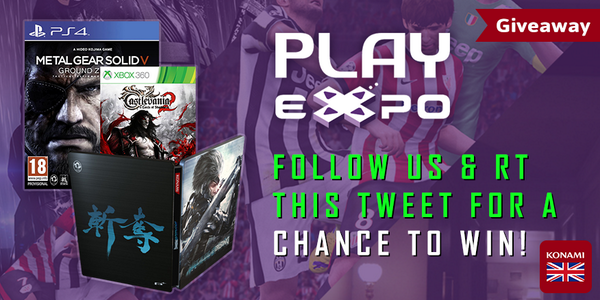 KONAMIUK's tweet photo. For a chance to WIN this #MGSVGZ, #CVLOS2 &amp; #MGRising prize bundle, FOLLOW US and RT THIS! Comp closes 5PM 13/10/14. http://t.co/FSsmHqYQHA