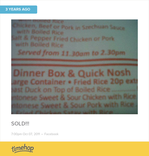 JoeSchooling's tweet photo. Exactly 3 years ago today! (via @timehop) http://t.co/XOOAK127tO http://t.co/Qf3dltsyXX