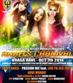 #Tonight Oct'7 'Angels Carnival' w/ @FairyAngel_7 ft Live PA @JeJeFoxy @novimundoo DetectProject & Soundfield talents