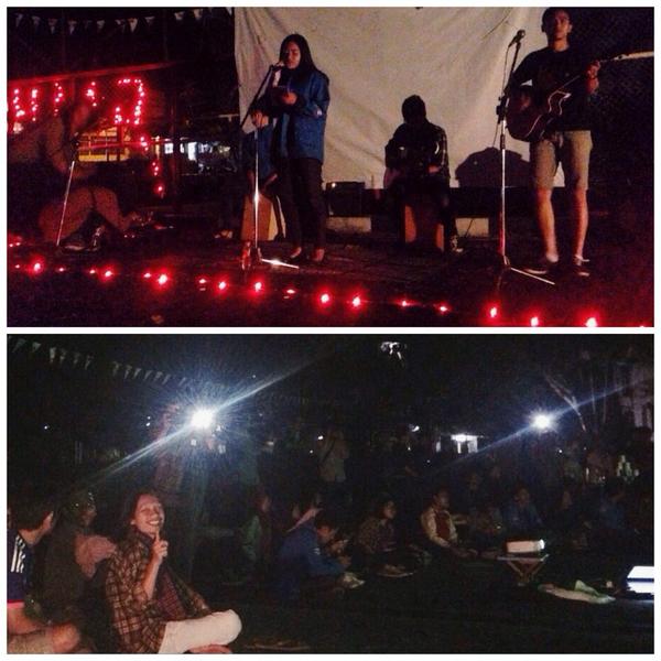 4th estate lagi tampil nih! yuk ke Lap Parkir Fikom,sebentar lagi NOMATnya mau mulai.Tiada kesan tanpa kehadiranmu :)