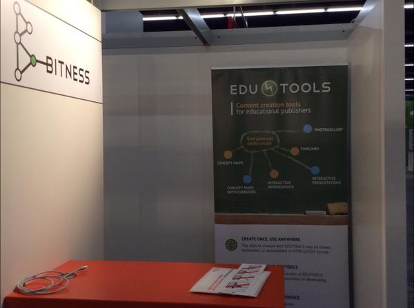 bitness's tweet photo. Pronti per domani #EDUTools a #fbm14 http://t.co/dJjRnIWMlA