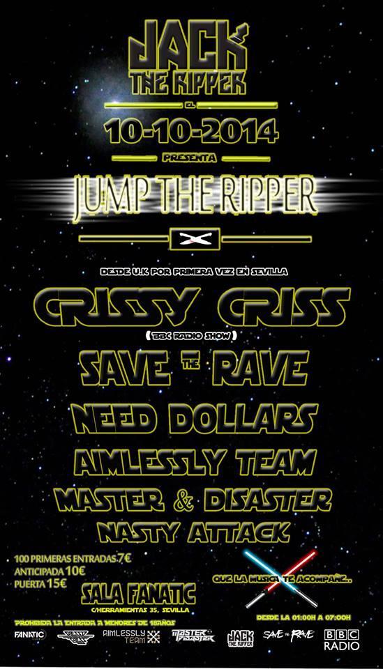 savetherave's tweet photo. Volvemos a Fanatic, compartiendo cartel con @CrissyCriss presentador de la BBC y genio del "Jump Up" @JackTheRipperE http://t.co/N0PXgsP9ej