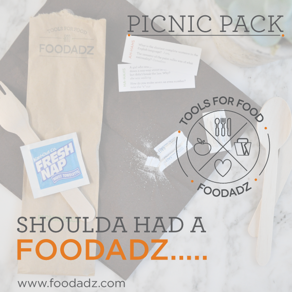 Foodadz's tweet photo. It's tailgate season and our PICNIC PACK has what you need for a meal on the go! #foodadz http://t.co/IC4rOmNpry