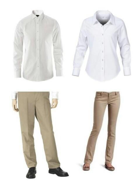 NMDECA's tweet photo. When in doubt of what to wear always opt for khakis and a white button up. #TipTuesday @DECAInc http://t.co/7mF60zsaDI