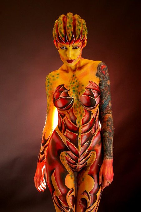 Heres a first look at what i got up to on my shoot yesterday with @marshonsfx :D #TuesdayTreat #ToplessTuesday