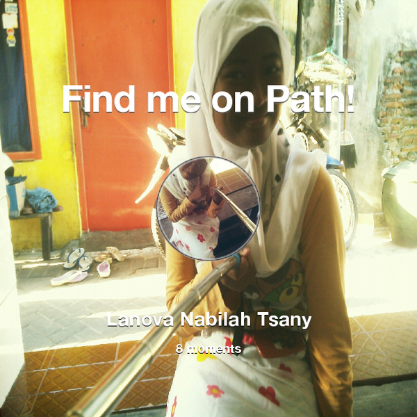 Find me on #Path now! Go to: path.com! #thepersonalnetwork